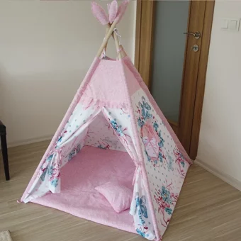 Bicili Baby 234 Üçgen Kızılderili  Oyun Çadırı Pembe