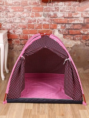 Abbie Lx Yuvarlak Unisex Oyun Çadırı Mor Pembe