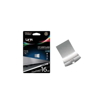 Linktech Premium Fit USB 3.2 Usb Type-A 16 GB Flash Bellek Gri