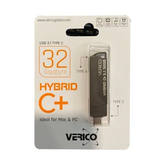 Verico Hybrid C+ Tddy33 USB 3.1 Usb Type-C 32 GB Flash Bellek Gümüş