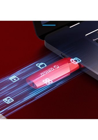 Orico USB 3.2 Usb Type-C 128 GB Flash Bellek Kırmızı