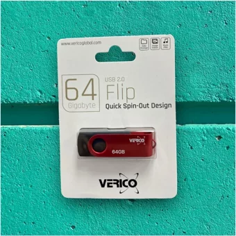 Verico Flip USB 2.0 Usb Type-A 32 GB Flash Bellek Kırmızı