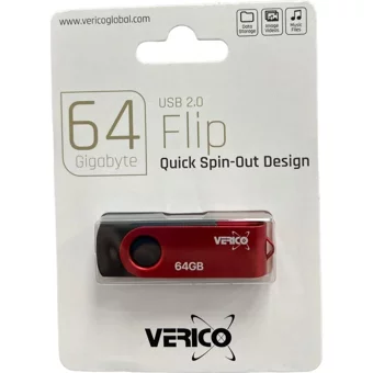 Verico Flip USB 2.0 Usb Type-A 32 GB Flash Bellek Kırmızı