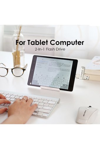 Microdrive Çift Taraflı USB 3.0 Usb Type-C 64 GB Flash Bellek Gümüş