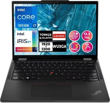 Lenovo Thinkpad X13 Yoga G4 21F3S2GKTX 001 Harici Intel Iris Xe Graphics Eligible Intel Core i7 1355U 16 GB Ram 1 TB SSD 13.3 inç Full HD FreeDos Dokunmatik 2'si 1 Arada Laptop