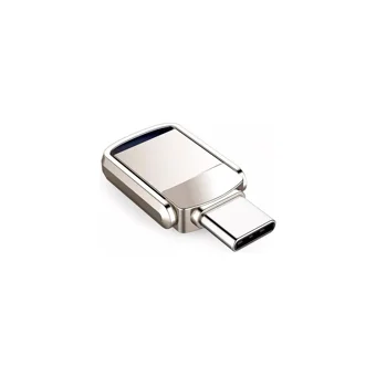Auris Çift Taraflı USB 3.0 Usb Type-C 16 GB Flash Bellek Gümüş