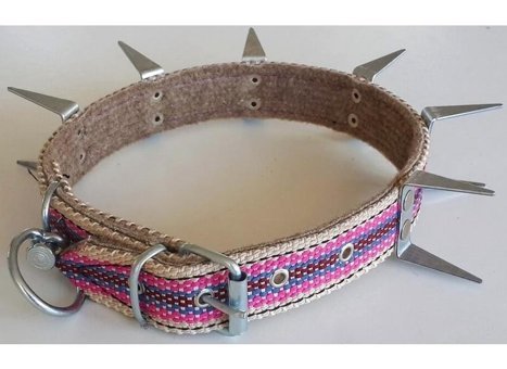 Le-Sar Ls-801 3x60 cm Airtag Boyun Köpek Tasmaları Mor-Pembe