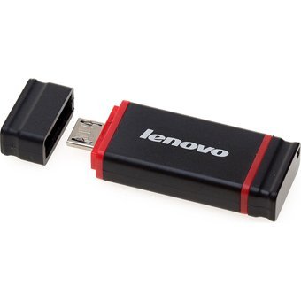 Lenovo C590 Çift Taraflı USB 2.0 Usb Type-A Micro-A 16 GB Flash Bellek Siyah