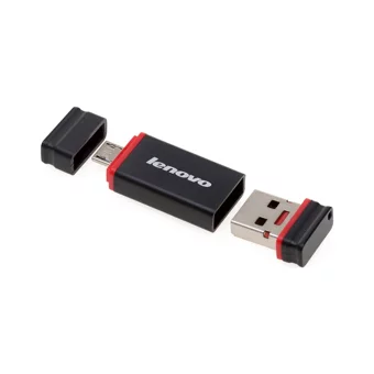 Lenovo C590 Çift Taraflı USB 2.0 Usb Type-A Micro-A 16 GB Flash Bellek Siyah