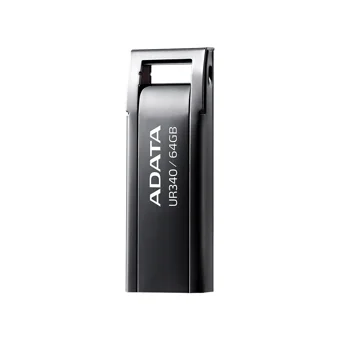 Adata UR340 USB 3.2 Usb Type-A 64 GB Flash Bellek Siyah