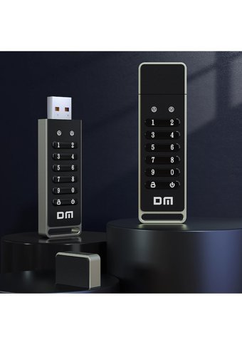 Dm FD063 Şifreli USB 3.0 Usb Type-A 32 GB Flash Bellek Siyah