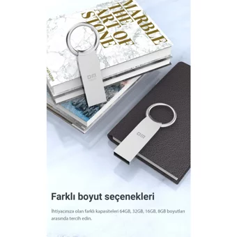 DM PD175 USB 2.0 Usb Type-A 32 GB Flash Bellek Gümüş