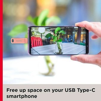 Sandisk Ultra Dual Drive Go Sdddc3-512G-G46Pc Çift Taraflı USB 3.1 Usb Type-C 512 GB Flash Bellek Pembe