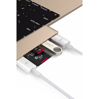 Powerway PW-128GB Mini USB 2.0 Usb Type-A 128 GB Flash Bellek Gümüş