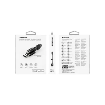 Photofast BPF-MCG3U3BK64GB USB 3.0 Lightning 64 GB Flash Bellek Siyah