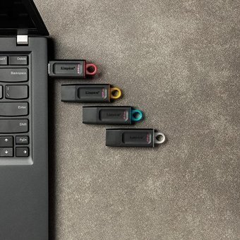 Kingston Data Traveler Exodia USB 3.2 Usb Type-A 128 GB Flash Bellek Sarı Siyah