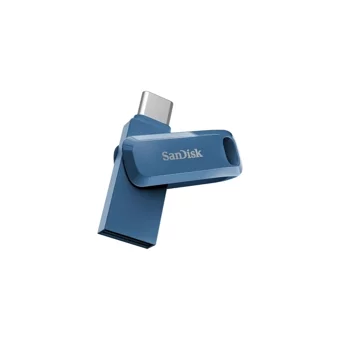 Sandisk Ultra Dual Drive Go Sdddc3-064G-G46Nb Mini Çift Taraflı USB 3.1 Usb Type-C 64 GB Flash Bellek Mavi