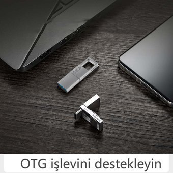 Xiaomi Çift Taraflı USB 3.2 Usb Type-C 64 GB Flash Bellek Gümüş
