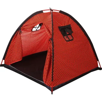 Abbie Lx Yuvarlak Unisex Oyun Çadırı Kırmızı