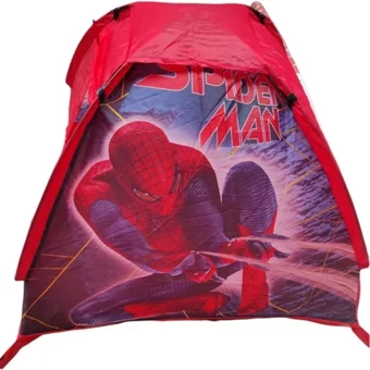 Biton Toptan 235 Yuvarlak Erkek Spider Man Oyun Çadırı Kırmızı