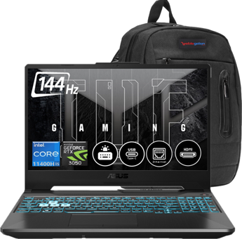 Asus Tuf Gaming F15 FX506HC-HN375 HN37532 Harici GeForce RTX 3050 Intel Core i5 11400H 16 GB Ram 1 TB SSD 15.6 inç Full HD Windows 11 Pro Oyuncu Laptop + Zetta Çanta