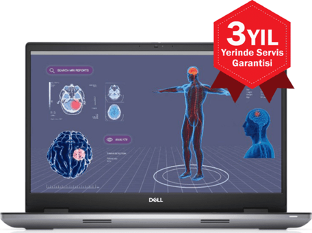 Dell Precision M7780 XCTOP7780EMEA-VP-1 Harici RTX 3500 ADA Intel Core i7 13850HX 32 GB Ram 512 GB SSD 17.3 inç Full HD Windows 11 Pro Oyuncu Laptop