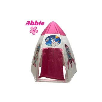 Abbie Türksat Füze 2-4 Yaş Füze Kız Uzay Oyun Çadırı Pembe