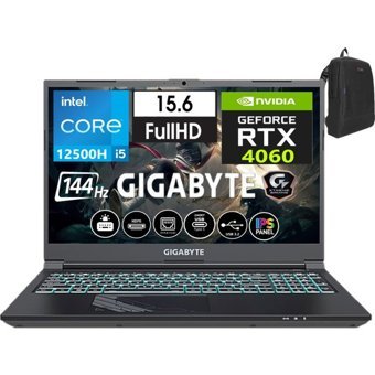 Gigabyte G5 KFWE3EE313SD39 Harici GeForce RTX 4060 Intel Core i5 12500H 40 GB Ram 2 + 2 TB SSD 15.6 inç Full HD Windows 11 Home Oyuncu Laptop + Weblegelsin Çanta