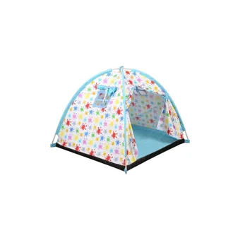 Abbie Rainbow Ruby Yuvarlak Unisex Oyun Çadırı Beyaz Mavi