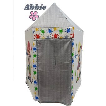 Abbie Çalışkan Kızlar Şato Füze Kız Şato Oyun Çadırı Gri