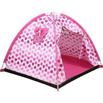 Abbie Rainbow Ruby Yuvarlak Unisex Oyun Çadırı Beyaz Pembe