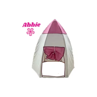Abbie Türksat Füze Unisex Uzay Oyun Çadırı Beyaz Pembe