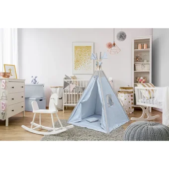 Exorbaby Xl 329 Üçgen Kızılderili  Oyun Çadırı Mavi