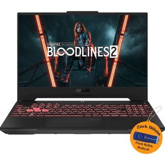 Asus Tuf Gaming F15 FX507VI-LP097 Zİ736 Harici GeForce RTX 4070 Intel Core i7 13620H 32 GB Ram 1 TB SSD 15.6 inç Full HD Windows 11 Home Oyuncu Laptop + Zitek 16 GB Flash Bellek