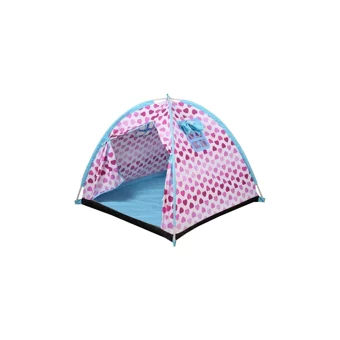 Abbie Rainbow Ruby Yuvarlak Unisex Oyun Çadırı Mavi Pembe