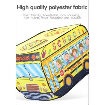 Dolity 287 Oval Unisex Okul Otobüsü Oyun Çadırı Sarı
