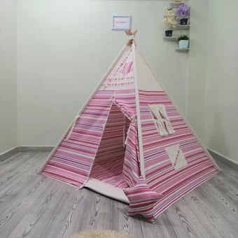 Henna Prime Henna Duck 448 Üçgen Kızılderili  Oyun Çadırı Pembe