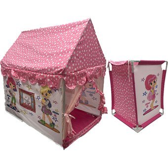 Abbie Rüya Ev Kız Oyun Çadırı Pembe