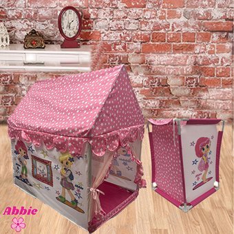 Abbie Rüya Ev Kız Oyun Çadırı Pembe