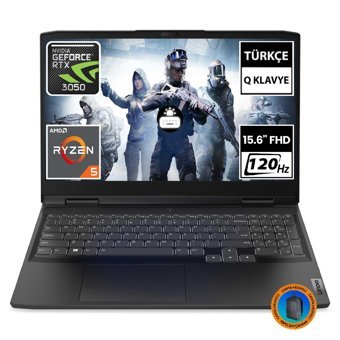 Lenovo Ideapad Gaming 3 82SB00X4TX02 CNT003 Harici GeForce RTX 3050 AMD Ryzen 5 6600H 16 GB Ram 512 GB + 1 TB SSD 15.6 inç Full HD FreeDos Oyuncu Laptop