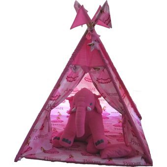 Asya Oyuncak Kızılderili  Oyun Çadırı Pembe