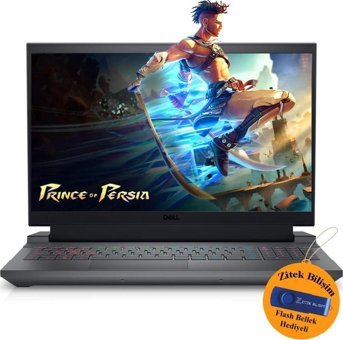 Dell Gaming G15 1555 G155530012U HMF30 Harici GeForce RTX 4060 Intel Core i7 13650HX 64 GB Ram 512 GB SSD 15.6 inç Full HD Windows 11 Home Oyuncu Laptop