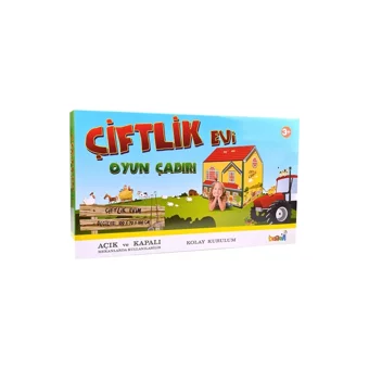 Beren Çiftlik 221 Ev Unisex Oyun Çadırı Sarı