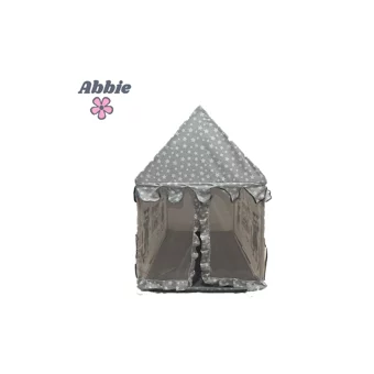 Abbie Rüya Ev Unisex Siyah Kedi Oyun Çadırı Gri
