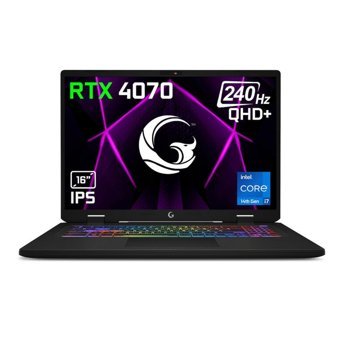 Game Garaj Slayer 4 7-4070 C4 Harici GeForce RTX 4070 Intel Core i7 14700HX 64 GB Ram 2 + 2 TB SSD 16 inç QHD FreeDos Oyuncu Laptop + Çanta
