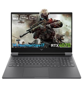 HP Victus 16 R1024NT 9J226EA Harici GeForce RTX 4070 Intel Core i7 14700HX 16 GB DDR5 Ram 512 GB SSD 16.1 inç Full HD FreeDos Oyuncu Laptop