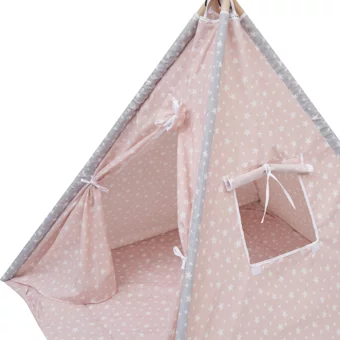 Exorbaby XRCDR03 330 Üçgen Kızılderili  Oyun Çadırı Gri