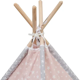 Exorbaby XRCDR03 330 Üçgen Kızılderili  Oyun Çadırı Gri