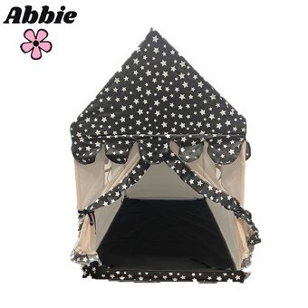 Abbie Minderli Rüya Ev Kız Oyun Çadırı Siyah