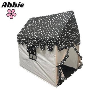 Abbie Minderli Rüya Ev Kız Oyun Çadırı Siyah